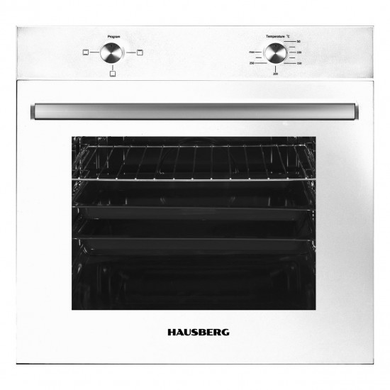 Pachet Incorporabil Cuptor electric Hausberg HB-8051AB,  Alb,Plita incorporabila Hausberg HB-563AB, Hota incorporabila decorativa Hausberg HB-1260AB