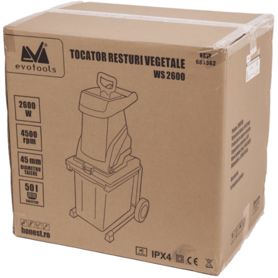 Tocator Resturi Vegetale WS 2600 EPTO