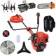 Motocoasa pe benzina YAMAMOTO YM-5600 4T,5.6 CP, 10000rpm+ prasitoare+ cultivator+cap drujba