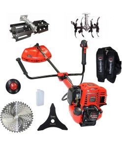 Motocoasa pe benzina YAMAMOTO YM-5600 4T, 5.6 CP, 10000rpm+ prasitoare+ cultivator