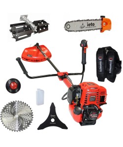 Motocoasa pe benzina YAMAMOTO YM-5600 4T, 5.6 CP, 10000rpm+ prasitoare+ cap drujba