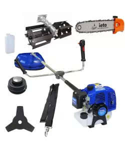 Motocoasa benzina Baikal BK 4200, 4.7 CP, 4200W, 4 sisteme de taiere, set complet de accesorii + Prasitoare + Cap Drujba Motocoasa benzina Baikal BK 4200, 4.7 CP, 4200W, 4 sisteme de taiere, set complet de accesorii + Prasitoare + Cap Drujba