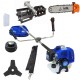 Motocoasa benzina Baikal BK 4200, 4.7 CP, 4200W, 4 sisteme de taiere, set complet de accesorii + Prasitoare + Cap Drujba