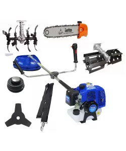 Motocoasa benzina Baikal BK 4200, 4.7 CP, 4200W, 4 sisteme de taiere, set complet de accesorii + Prasitoare + Cultivator+ Cap Drujba Motocoasa benzina Baikal BK 4200, 4.7 CP, 4200W, 4 sisteme de taiere, set complet de accesorii + Prasitoare + Cultivator+ Cap Drujba