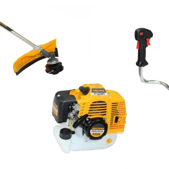 Motocoasa pe benzina, R5500 ROTOR, 4.7 CP , 5500W, 52 cm³, 10000Rpm+ Cultivator + Prasitoare