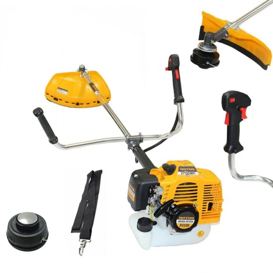 Motocoasa pe benzina, R5500 ROTOR, 4.7 CP , 5500W, 52 cm³, 10000Rpm+ Cultivator + Prasitoare