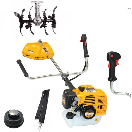 Motocoasa pe benzina, R5500 ROTOR, 4.7 CP , 5500W, 52 cm³, 10000Rpm+ Cultivator