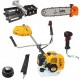 Motocoasa pe benzina, R5500 ROTOR, 4.7 CP , 5500W, 52 cm³, 10000Rpm+ Prasitoare + Cap drujba