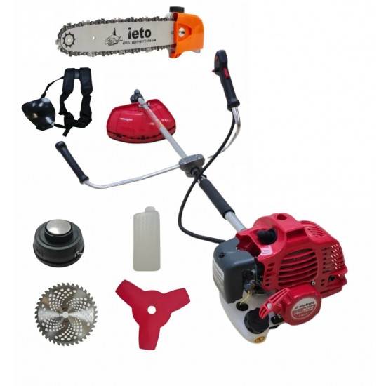 Motocoasa ELEFANT MC4300, 5.7 CP, 9000 RPM, Accesorii Incluse+ Cap drujba