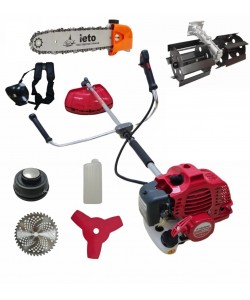 Motocoasa ELEFANT MC4300, 5.7 CP, 9000 RPM, Accesorii Incluse+  Prasitoare+ Cap drujba