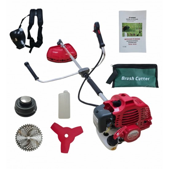 Motocoasa ELEFANT MC4300, 5.7 CP, 9000 RPM, Accesorii Incluse+ cultivator