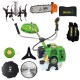 Motocoasa pe benzina PARTNERPRO DX52E, 2T, 5,5 CP, 10000rpm+ Cultivator+ Cap drujba