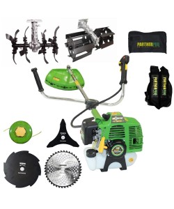 Motocoasa pe benzina PARTNERPRO DX52E, 2T, 5,5 CP, 10000rpm+ Cultivator+ Prasitoare