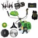 Motocoasa pe benzina PARTNERPRO DX52E, 2T, 5,5 CP, 10000rpm+ Cultivator+ Prasitoare