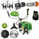 Motocoasa pe benzina PARTNERPRO DX52E, 2T, 5,5 CP, 10000rpm+ Cultivator+ Prasitoare+ Cap drujba