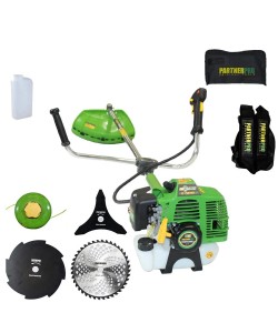 Motocoasa pe benzina PARTNERPRO DX52E, 2T, 5,5 CP, 10000rpm+ Cultivator+ Prasitoare+ Cap drujba