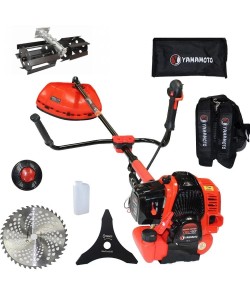 Motocoasa pe benzina YAMAMOTO YBC-57, 2T, 6 CP, 10000rpm+ prasitoare