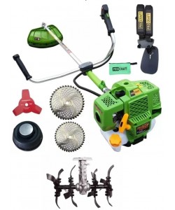 Motocoasa benzina Procraft T4350 Pro cu 4 sisteme de taiere, 4.8 CP, 9000rpm +  Cultivator
