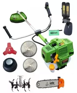 Motocoasa benzina Procraft T4350 Pro cu 4 sisteme de taiere, 4.8 CP, 9000rpm +Cultivator+ Cap drujba Motocoasa benzina Procraft T4350 Pro cu 4 sisteme de taiere, 4.8 CP, 9000rpm +Cultivator+ Cap drujba