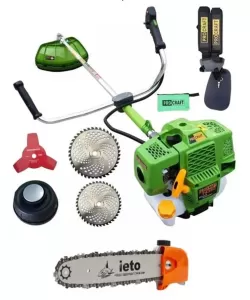 Motocoasa benzina Procraft T4350 Pro cu 4 sisteme de taiere, 4.8 CP, 9000rpm +Cap drujba Motocoasa benzina Procraft T4350 Pro cu 4 sisteme de taiere, 4.8 CP, 9000rpm +Cap drujba