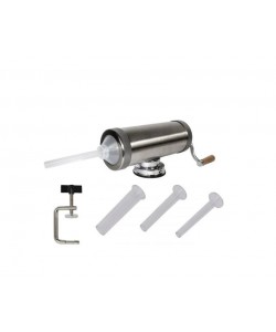 Aparat de umplut Carnati Elefant KY-2005S, 2.5 kg, INOX ALIMENTAR, Orizontal 3 palnii