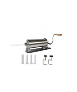 Aparat de umplut Carnati Elefant KY-2006PA, 3 kg, metal/inox, Orizontal/Rabatabil 4 palnii, prindere de masa