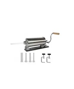 Aparat de umplut Carnati Elefant KY-2006PA, 3 kg, metal/inox, Orizontal/Rabatabil 4 palnii, prindere de masa Aparat de umplut Carnati Elefant KY-2006PA, 3 kg, metal/inox, Orizontal/Rabatabil 4 palnii, prindere de masa