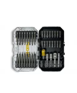 Set biti PROCRAFT BS-37 , 37 piese , biti , adaptoare priza ,chei cu piulita