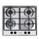 Pachet incorporabil Hausberg Cuptor HB-8053IN, Electric, Putere 2225 W, 71 l, 6 Functii, Ventilatie, Timer, Plita incorporabila HB-556IN, Gaz, 4 arzatoare, Sistem siguranta GAZ, fonta, Hota decorativa HB-1260, absorbtie 450 m3/h, 1 motor, 60 cm, Inox
