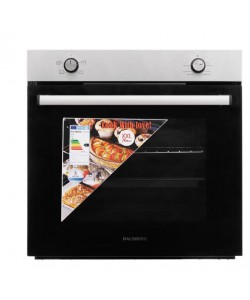 Pachet incorporabil Hausberg Cuptor HB-8051IN, Electric, Putere 2000 W, 76 l, 4 Functii, Plita incorporabila HB-556IN, Gaz, 4 arzatoare, Sistem siguranta GAZ, Gratar din fonta, Hota decorativa HB-1260, absorbtie 450 m3/h, 1 motor, 60 cm, Inox