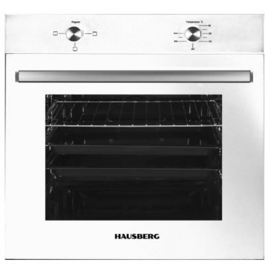 Pachet incorporabil Hausberg cuptor electric HB-8051AB, 2000 W, 76 l, 4 Functii, plita HB-563, gaz, 4 arzatoare, hota telescopica HB-1280, 280m3/h, 1 motor, 60 cm, Clasa A, chiuveta HBC-9700, compozit, 51 cm, baterie HB-F5002, finisaj mat, Alb-Bej