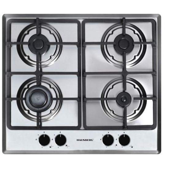 Pachet Cuptor electric Incorporabil Hausberg HB-8053IN, Clasa A, 71L, 2225W, Negru/Inox, Plita incorporabila HB-556IN, Gaz, 4 arzatoare, Gratar din fonta, Hota incorporabila telescopica HB-1285IN, Putere de absorbtie 420 m3/h, 2 motoare, 60 cm, Alb