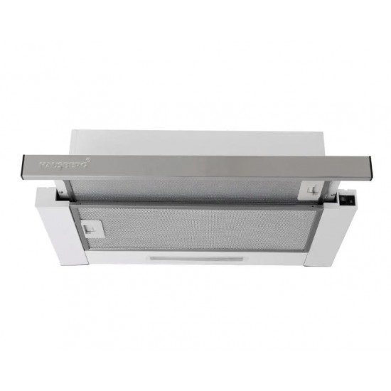 Pachet Cuptor electric Incorporabil Hausberg HB-8053IN, Clasa A, 71L, 2225W, Negru/Inox, Plita incorporabila HB-556IN, Gaz, 4 arzatoare, Gratar din fonta, Hota incorporabila telescopica HB-1285IN, Putere de absorbtie 420 m3/h, 2 motoare, 60 cm, Alb