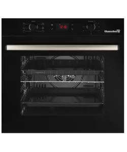 Pachet Incorporabil Hausberg Cuptor electric HB-8054NG, Clasa A, 71L, 2225W, Negru, Plita incorporabila HB-567NG, Gaz, 4 arzatoare, Sistem de siguranta GAZ, Gratar din fonta, Material Sticla, Negru