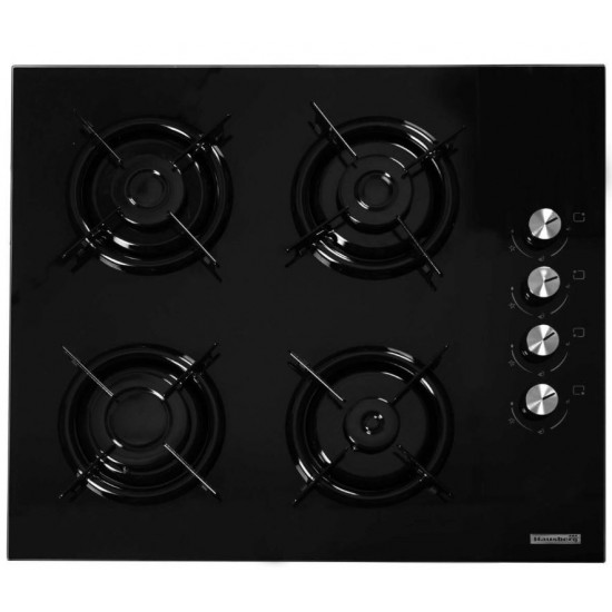 Pachet Cuptor Incorporabil Hausberg HB-8051IN, Electric, 76 l, 4 Functii, Clasa A + Plita incorporabila Hausberg HB-563, Gaz, 4 arzatoare, Negru + Hota Incorporabila decorativa Hausberg HB-1510NG, 60 cm, Filtru aluminiu, 450m3/h, Negru