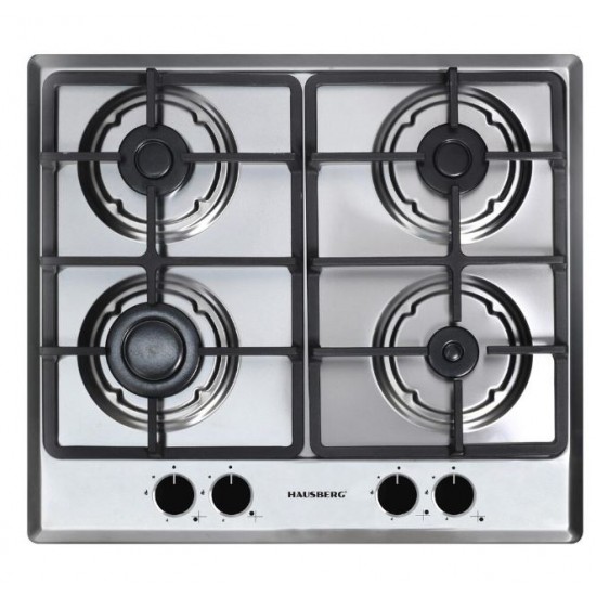 Pachet incorporabil Hausberg Cuptor HB-8051IN, Electric, Putere 2000 W, 76 l, 4 Functii, Plita incorporabila HB-556IN, Gaz, 4 arzatoare, Sistem siguranta GAZ, fonta, Hota telescopica HB-1280, absorbtie 280m3/h, 1 motor, 60 cm Inox-Alb