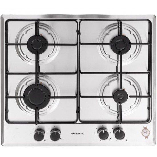 Pachet incorporabil Hausberg Cuptor electric HB-8051IN, Clasa A, 76L, 2000W, Negru/Inox Plita Incorporabila HB-555, 4 arzatoare, Gaz, Inox, Hota incorporabila telescopica HB-1285IN, Putere de absorbtie 420 m3/h, 2 motoare, 60 cm, Negru