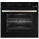 Pachet Incorporabil Cuptor electric Hausberg HB-8054NG, Clasa A, 71L, 2225W, Negru, Plita Incorporabila HB-563NG, 4 arzatoare, Gaz, Sticla, Negru