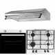 Pachet Incorporabil Cuptor Hausberg HB-8051AB, Plita incorporabila Hausberg HB-561, Hota incorporabila telescopica Hausberg HB 1280
