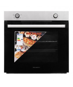 Pachet incorporabil Hausberg cuptor electric HB-8051IN, Putere 2000 W, 76 l, 4 Functii, Plita incorporabila Hausberg HB-556IN, Gaz, 4 arzatoare, Sistem siguranta GAZ, Gratar din fonta, Clasa A, Negru/Inox