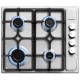 Pachet incorporabil Hausberg cuptor electric HB-8051IN, Putere 2000 W, 76 l, 4 Functii, Plita incorporabila Hausberg HB-556IN, Gaz, 4 arzatoare, Sistem siguranta GAZ, Gratar din fonta, Clasa A, Negru/Inox