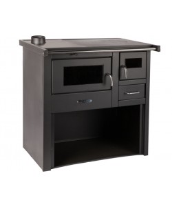 Produs resigilat Soba de Gatit pe Lemne Grand, Evacuare Stanga, Tip B pt Incalzire Centrala