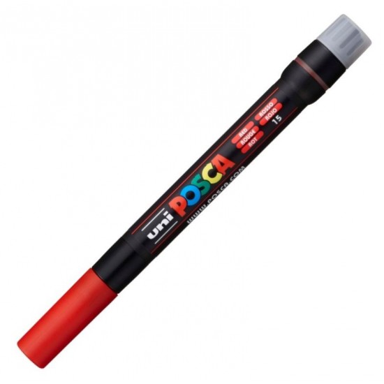 Marker UNI Posca Brush PCF-350, varf pensula, 1.0-10.0mm
