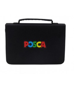 Mapa UNI Posca echipata cu 24 markere, 26x18x5.5cm