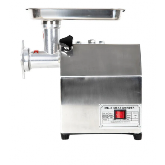 SETUL GOSPODINEI- Masina de tocat carne electrica, MK-12 850W, 150Kg/Ora + Masina umplut carnati 5.5kg, Orizontala, Inox + Topor de o mana