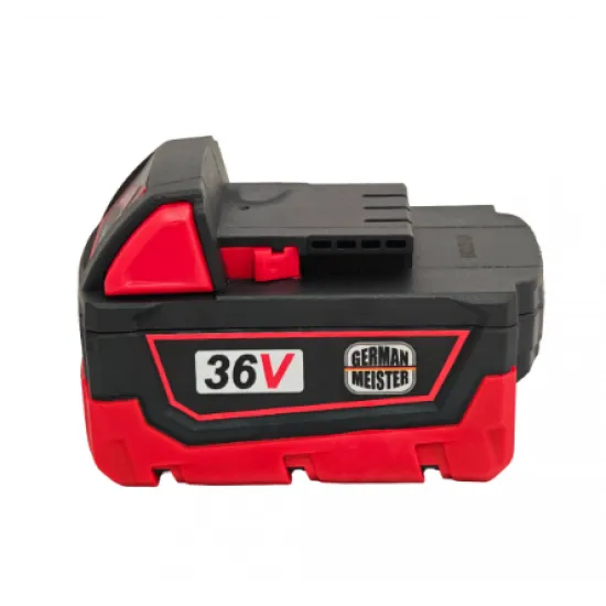 Acumulator German Meister Red, 36 V, 5 Ah , Compabilitate Milwaukee