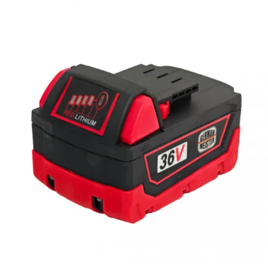 Acumulator German Meister Red, 36 V, 5 Ah , Compabilitate Milwaukee