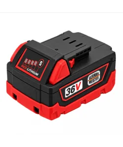 Acumulator German Meister 36V Li-Ion, compatibil Milwaukee, RED LITHIUM, pentru scule electrice cu acumulator
