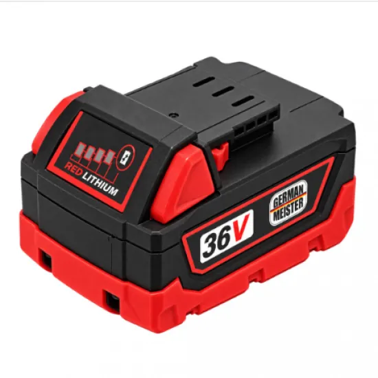 Acumulator German Meister 36V Li-Ion, compatibil Milwaukee, RED LITHIUM, pentru scule electrice cu acumulator