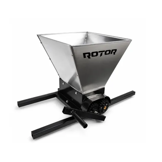 Pachet Teasc Presa Struguri si Fructe ROTOR FP-30, 30 L, lemn masiv de stejar + Zdrobitor Struguri Manual ROTOR HGP-50S, cuva 28L inox